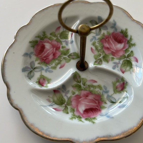 Lefton china floral hand painted dishes 2 - Picture 8 of 10
